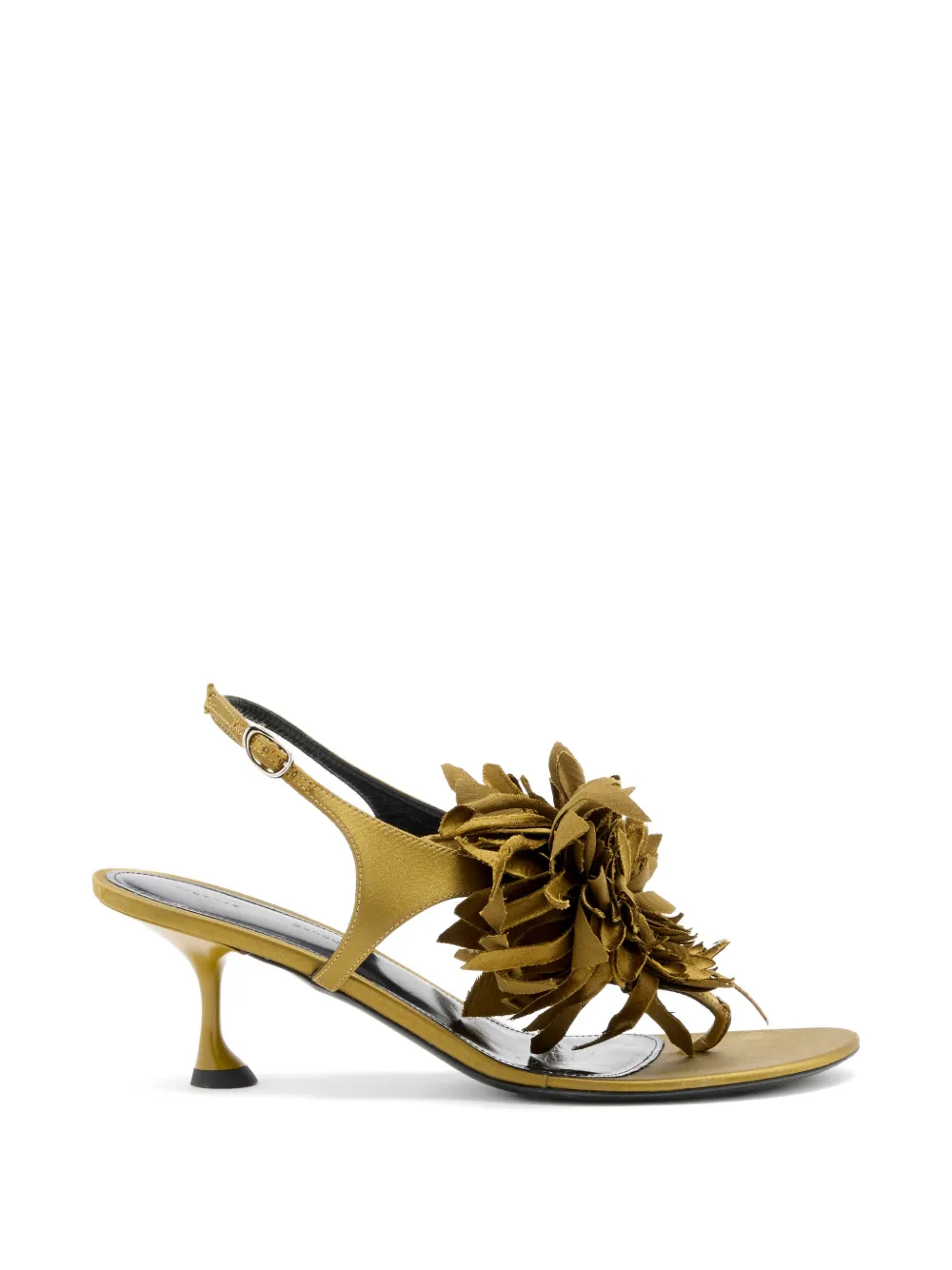 Proenza Schouler Tee sandalen met bloemenapplicatie Groen