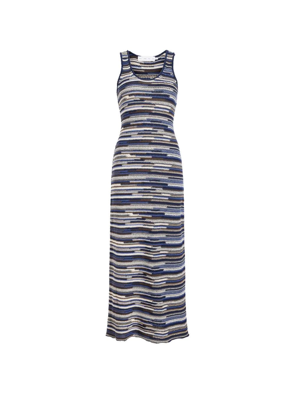 Proenza Schouler White Label Zinah gebreide maxi-jurk Blauw