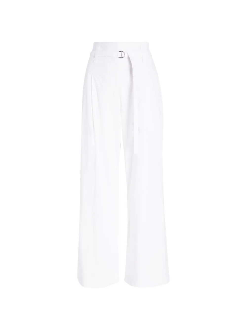Proenza Schouler White Label Raver belted poplin trousers - Bianco