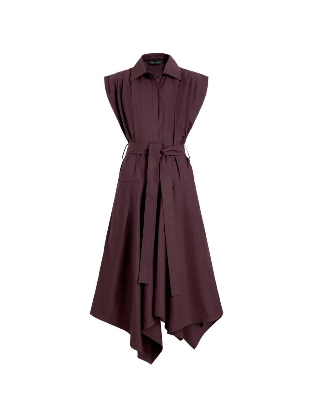 Proenza Schouler Chemisier midi Adinna con cintura - Viola