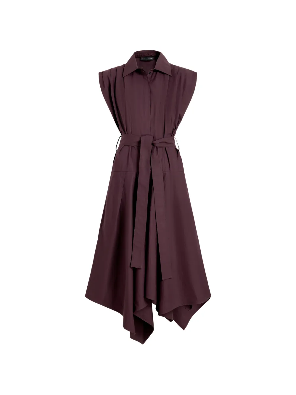 Proenza Schouler Chemisier midi Adinna con cintura - Viola