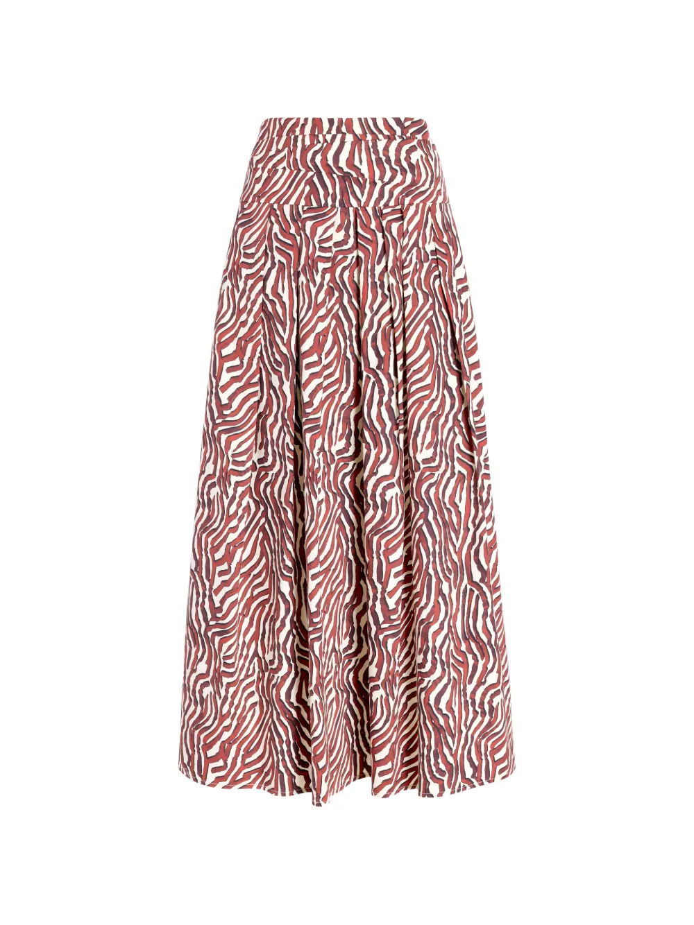 Proenza Schouler White Label Nessa maxi-rok met zebraprint Beige