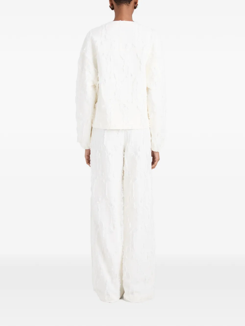 Proenza Schouler White Label Jack met franje Beige