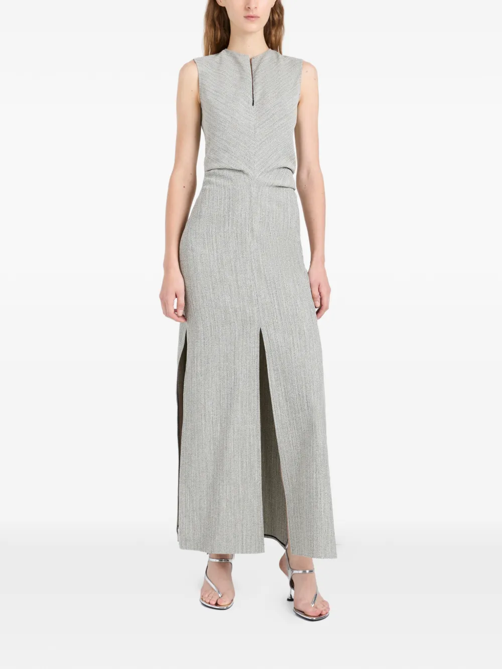 Proenza Schouler Selene jurk met split Grijs