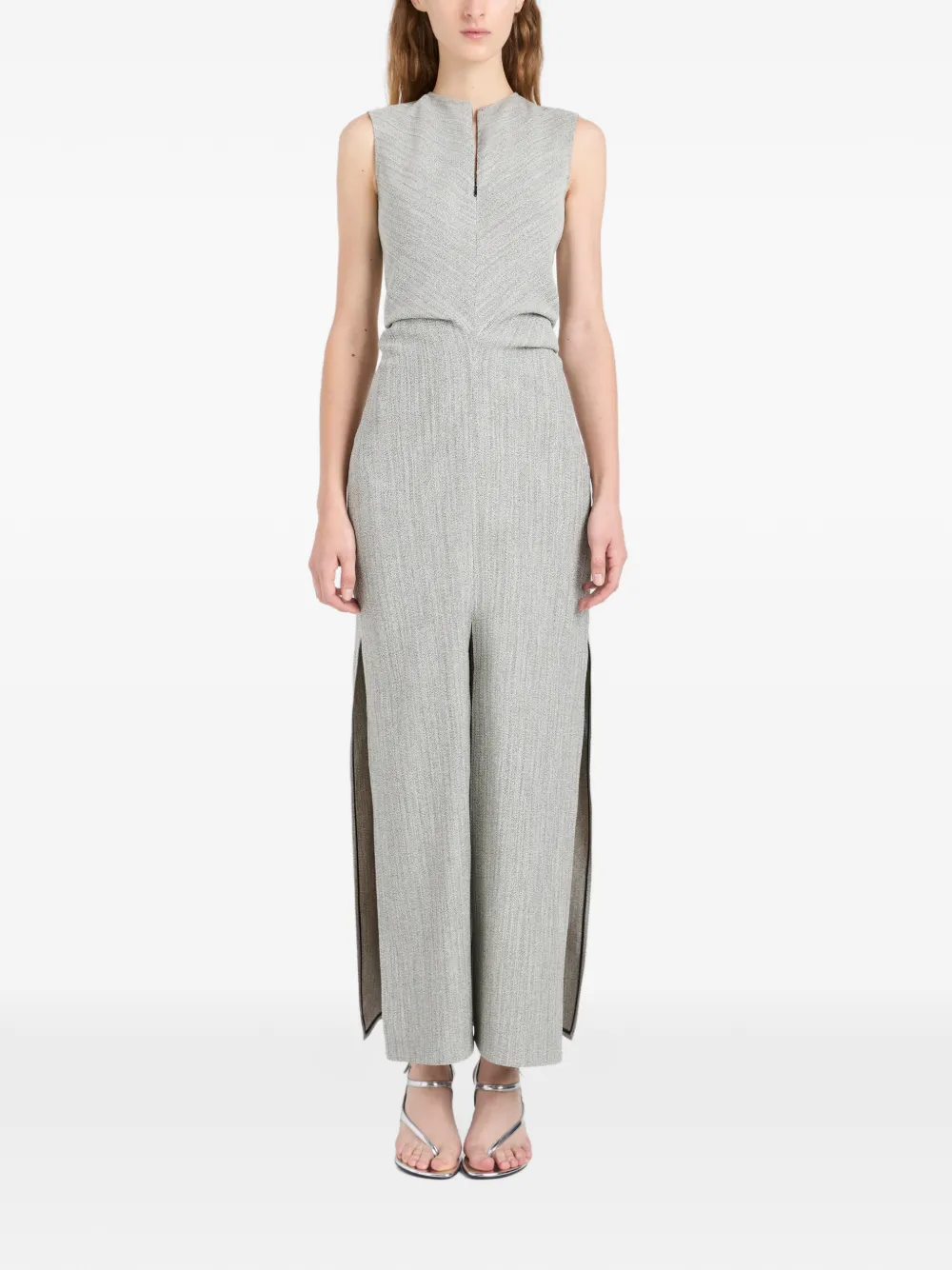 Proenza Schouler Selene jurk met split Grijs
