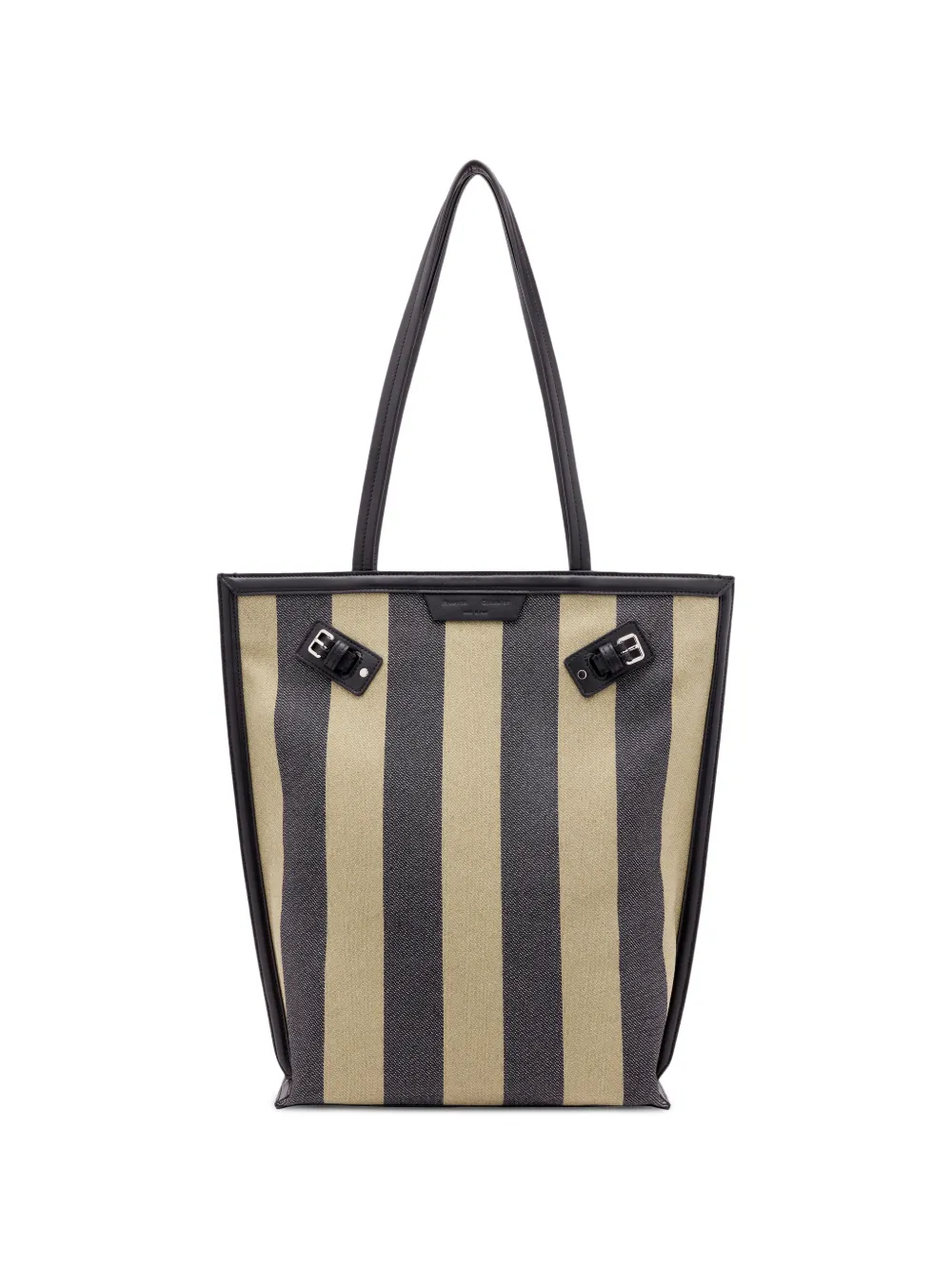 Proenza Schouler North South Days striped canvas tote bag - Verde