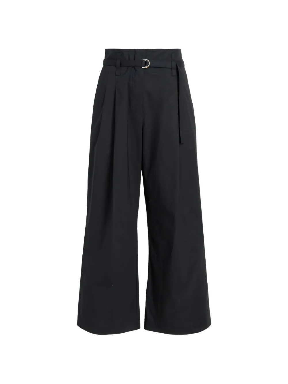 Proenza Schouler White Label Raver popeline broek met ceintuur Zwart