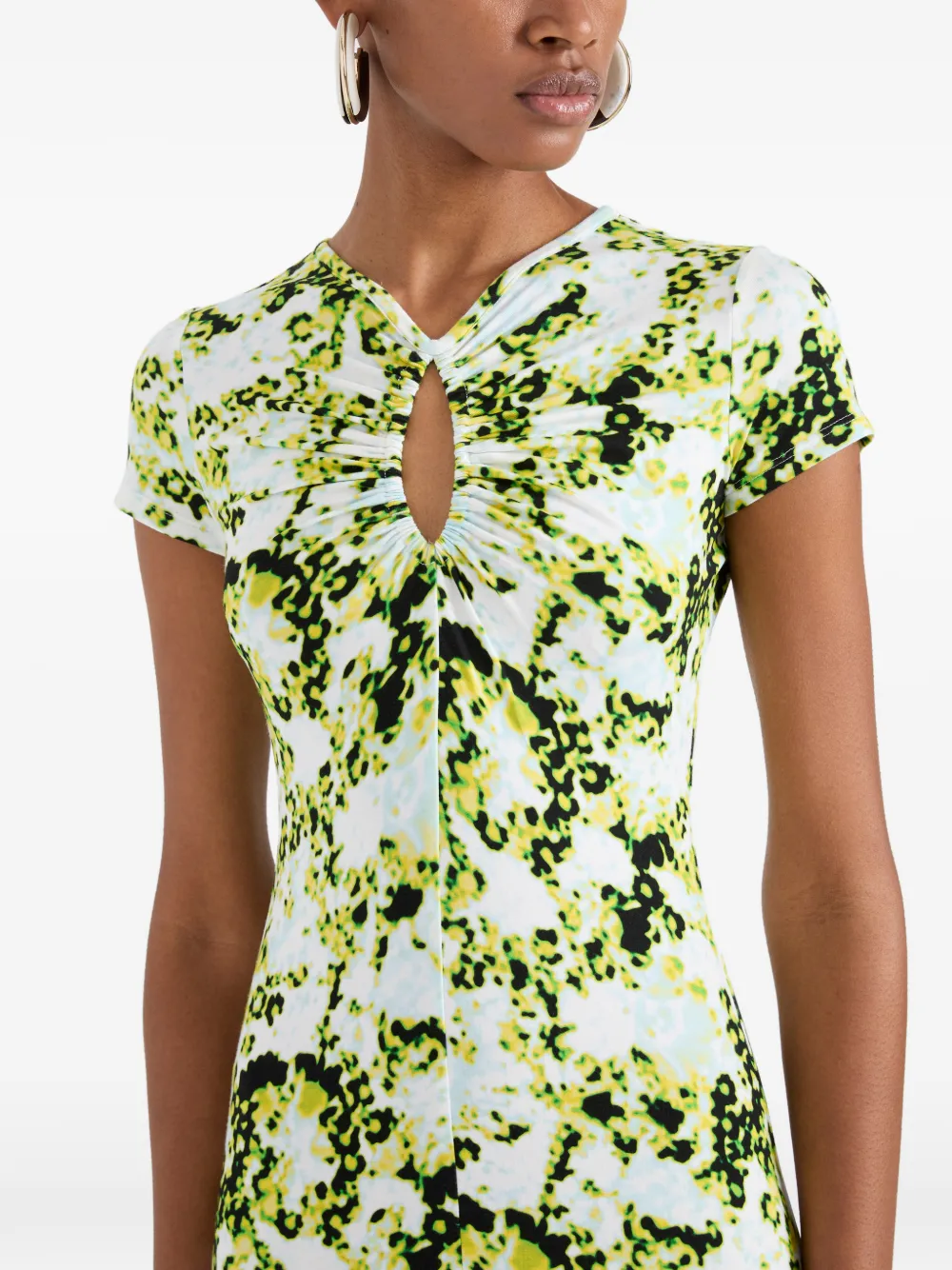 Proenza Schouler White Label Noelani gedraaide jurk Wit
