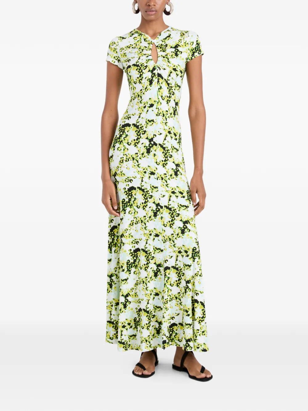 Proenza Schouler White Label Noelani gedraaide jurk Wit