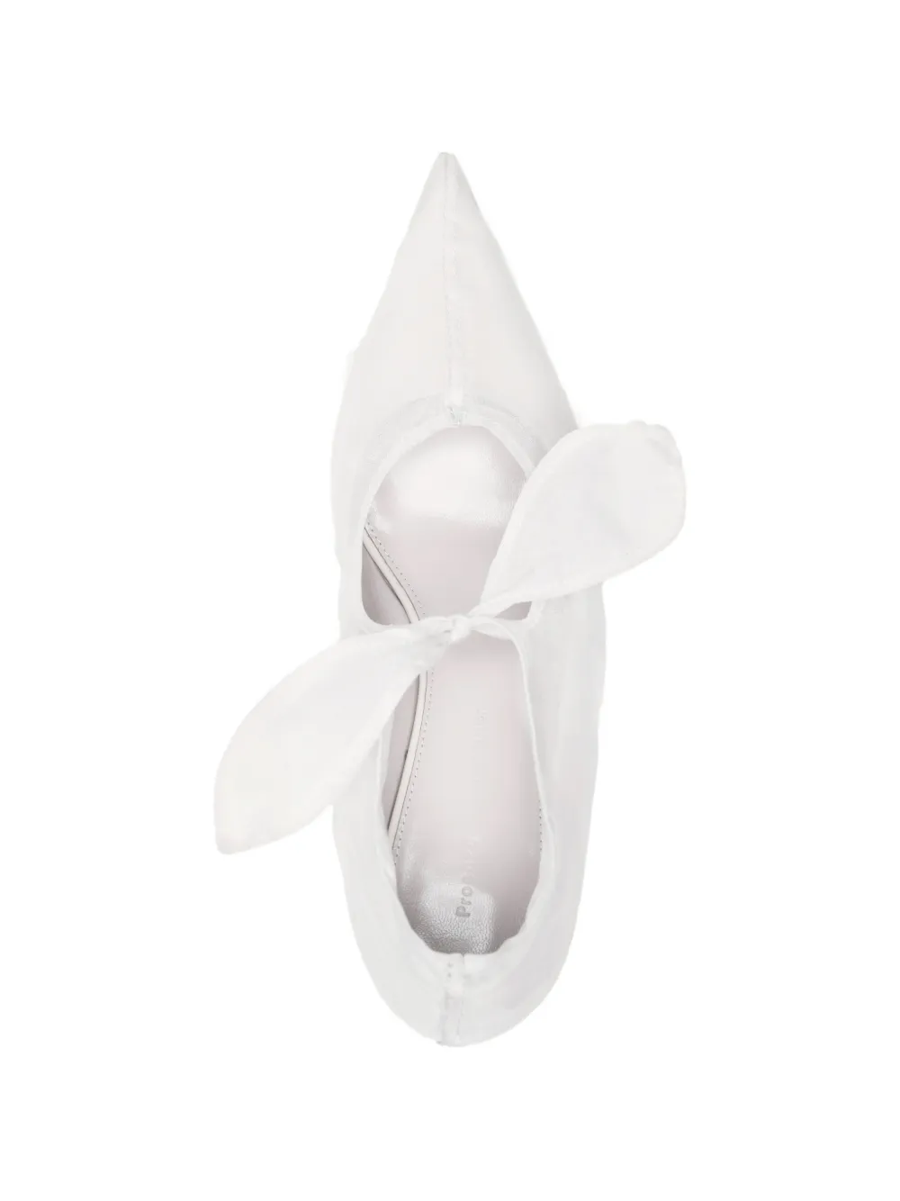 Proenza Schouler Slash organza pumps Wit