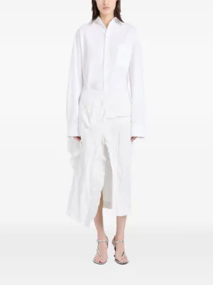 JW Anderson アシンメトリー スカート | ホワイト | FARFETCH JP