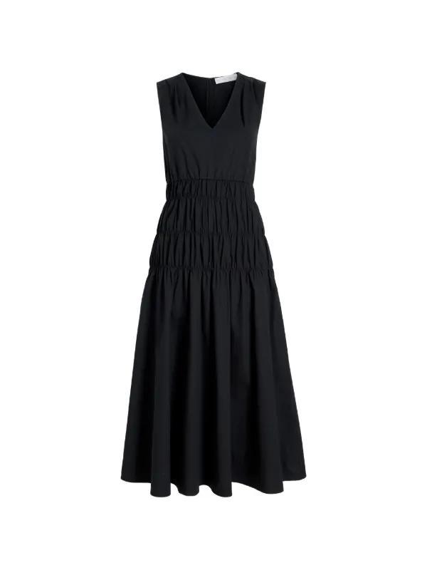 yellow jacquard dress Yellow jacquard Pivert dress