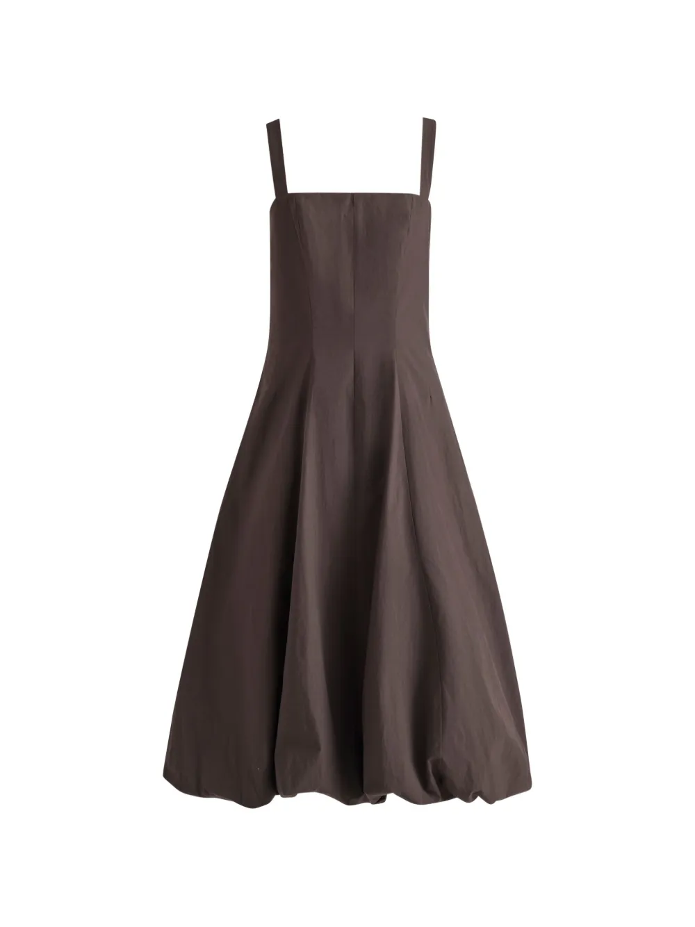 Proenza Schouler White Label Ella Kleid mit eckigem Ausschnitt - Braun