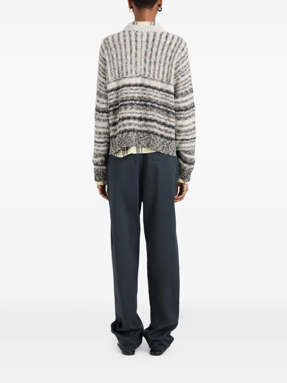 Proenza Schouler White Label Ivara trui met space-dye effect Beige