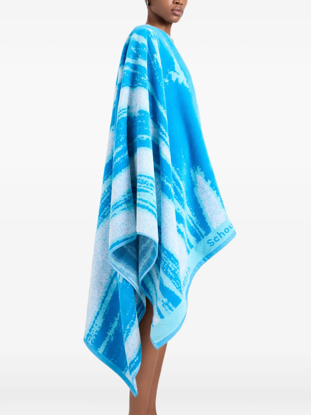  Proenza Schouler Serviette De Bain à Imprimé Abstrait - Bleu 