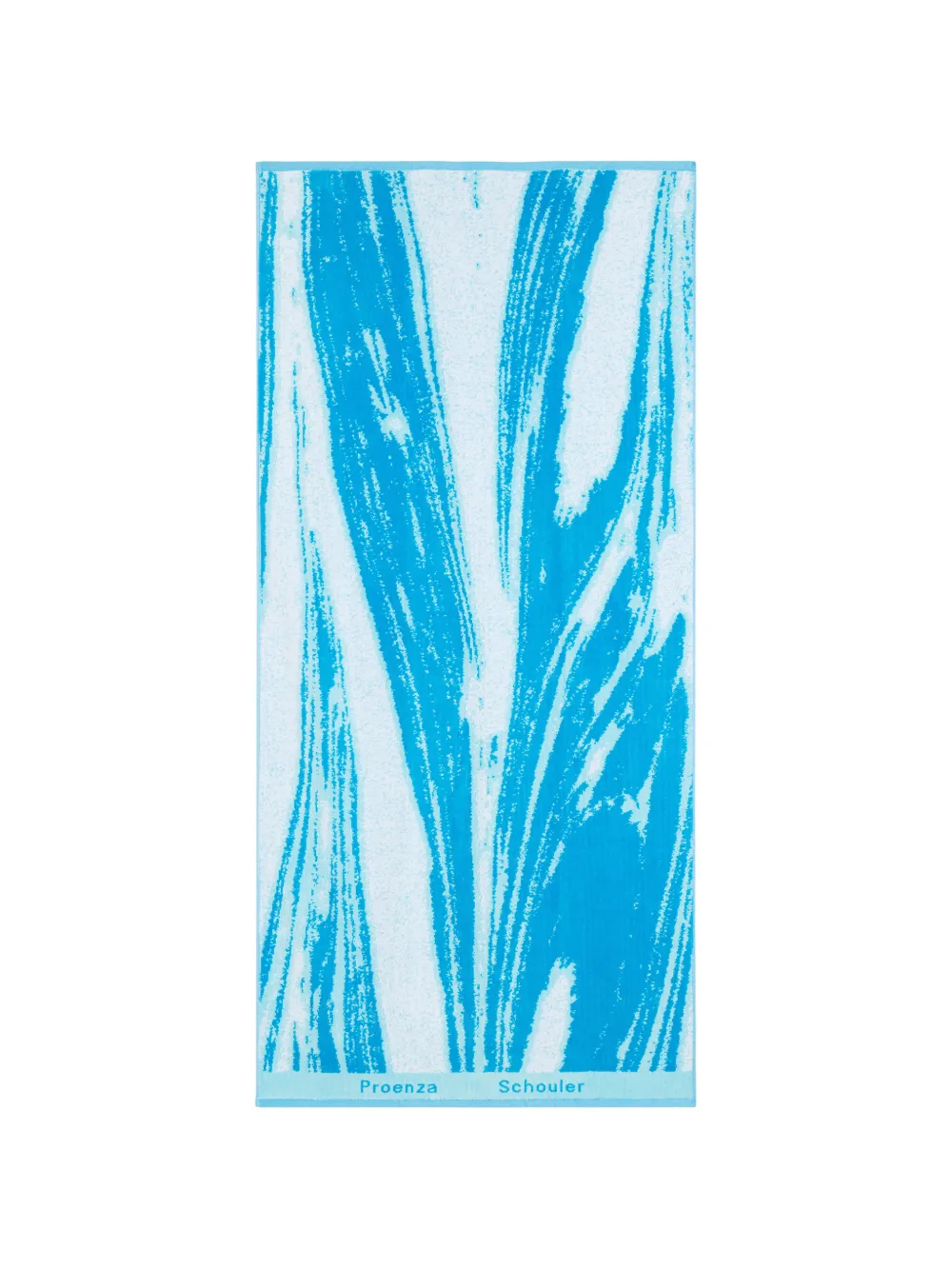 Proenza Schouler abstract-print towel - Blau