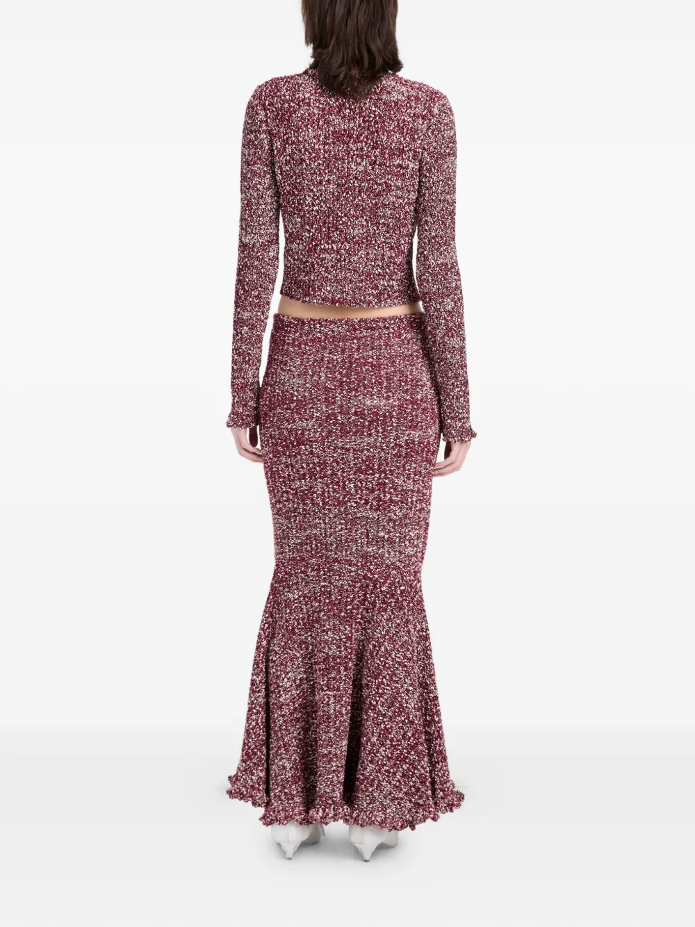 Proenza Schouler Colette vest met ruches Rood