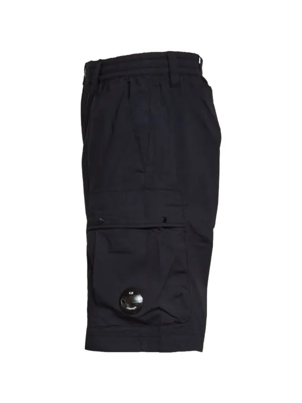 C.P. Company Elasticated Cargo Shorts | Black | FARFETCH CA
