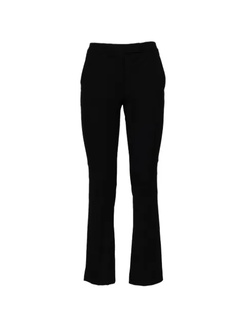 QL2 high-waisted flared trousers