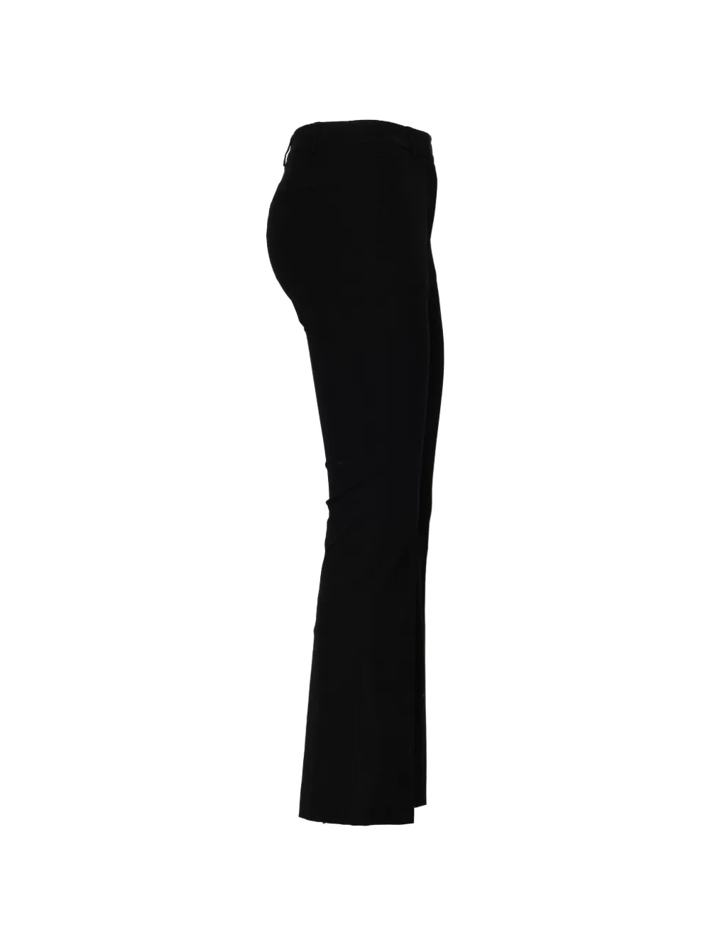 QL2 High waist flared broek Zwart