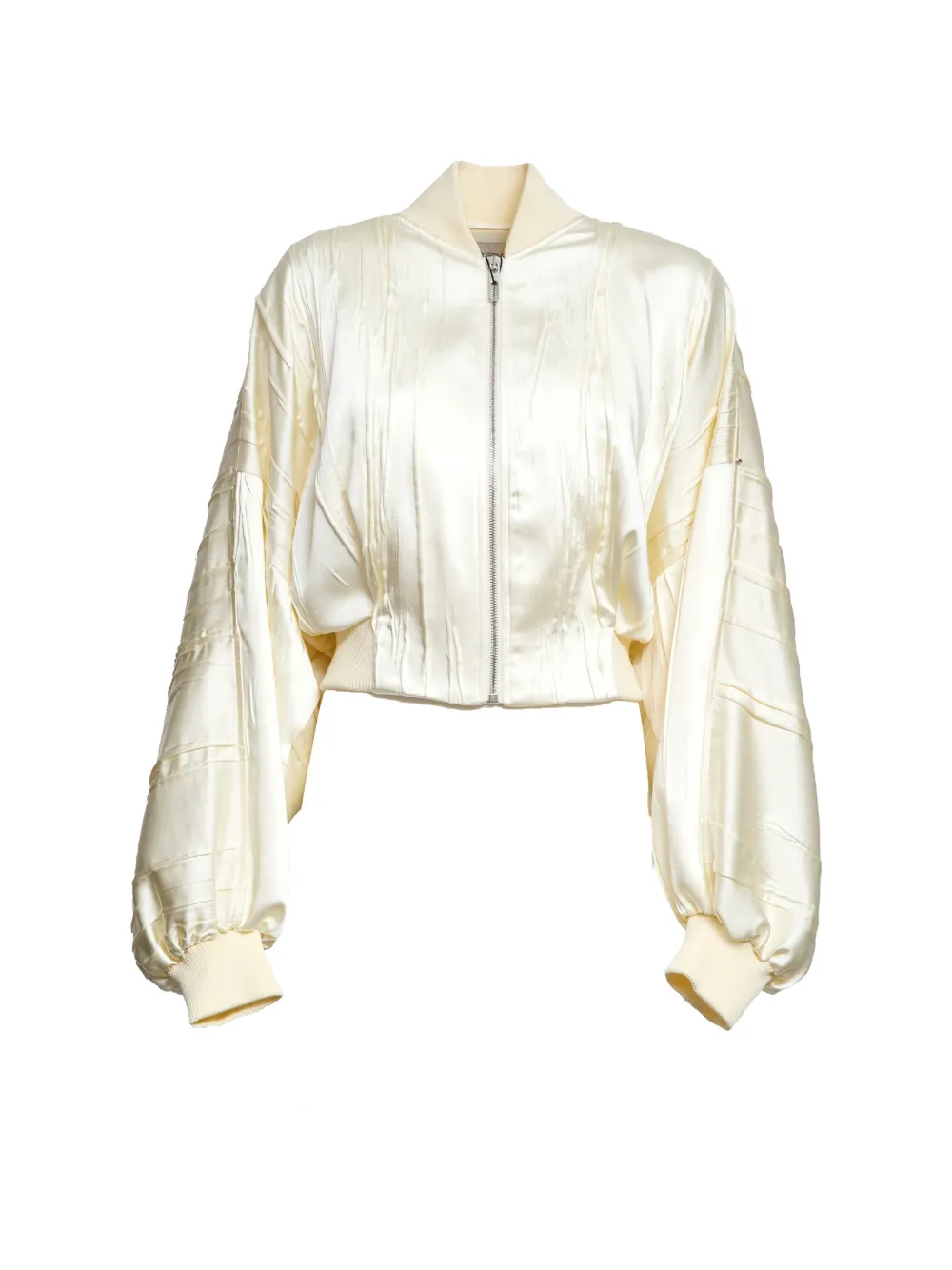 Sportmax pleated bomber jacket - Toni neutri