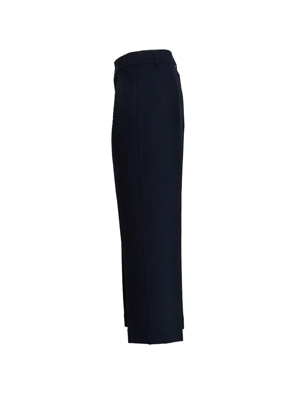 'S Max Mara Broek met riemlussen en wijde pijpen Blauw