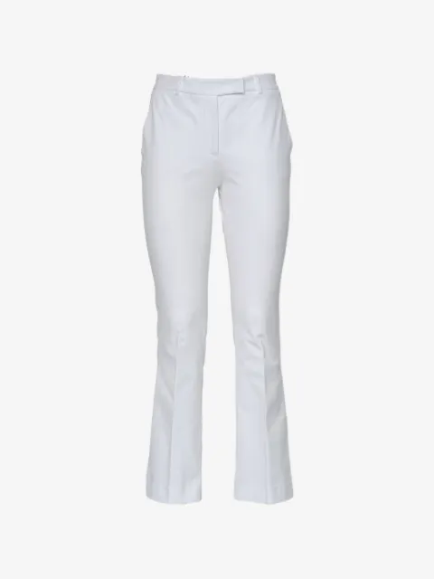 QL2 creased flared trousers