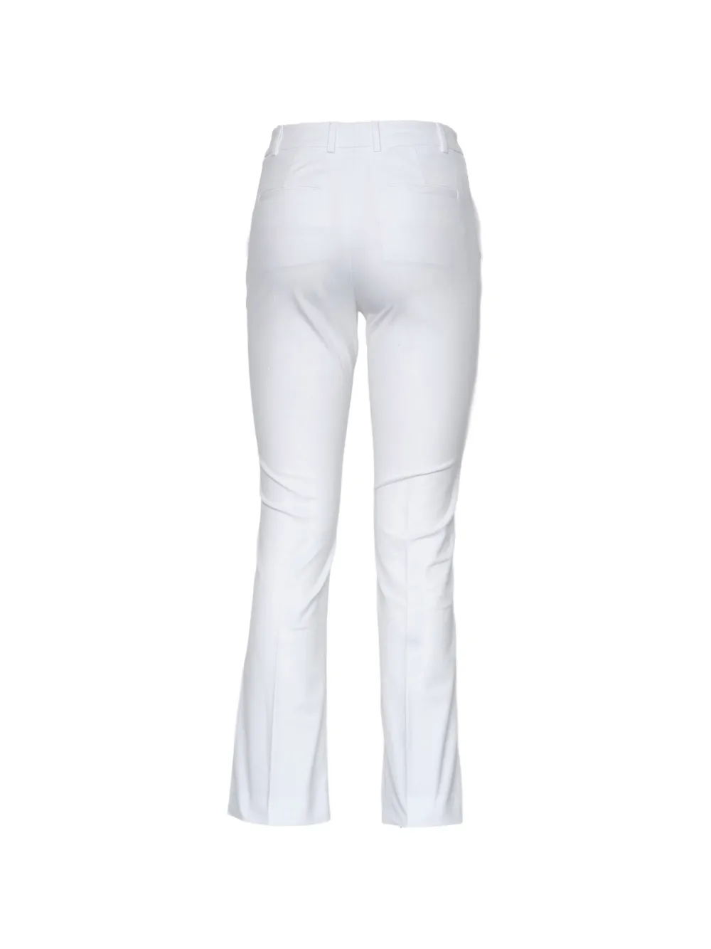  Ql2 Pantalones Acampanados - Blanco 