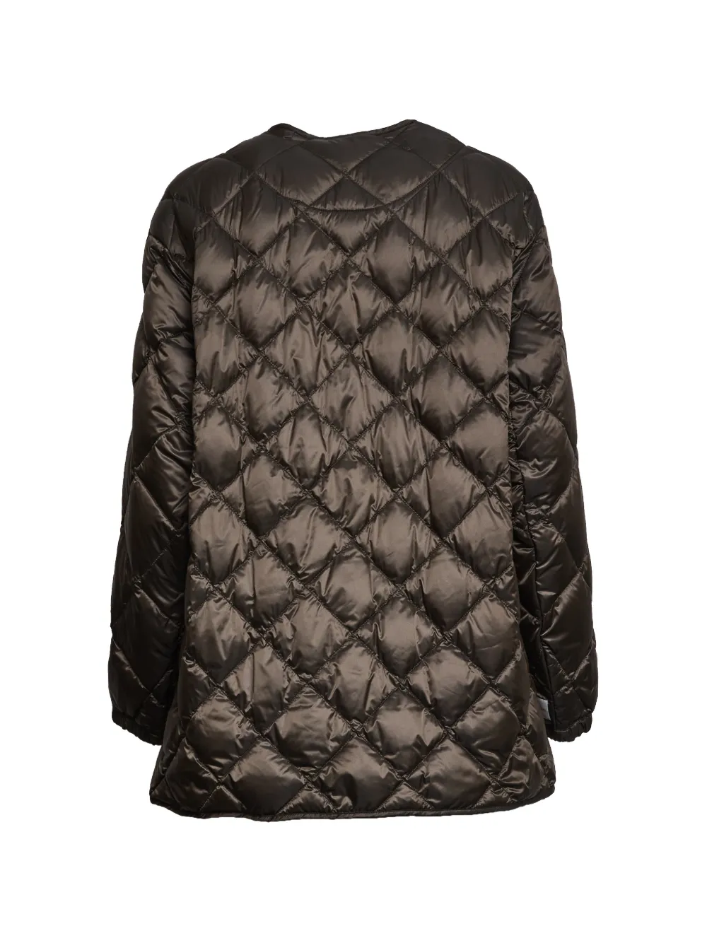  Max Mara Quilted Button Jacket - Brown 