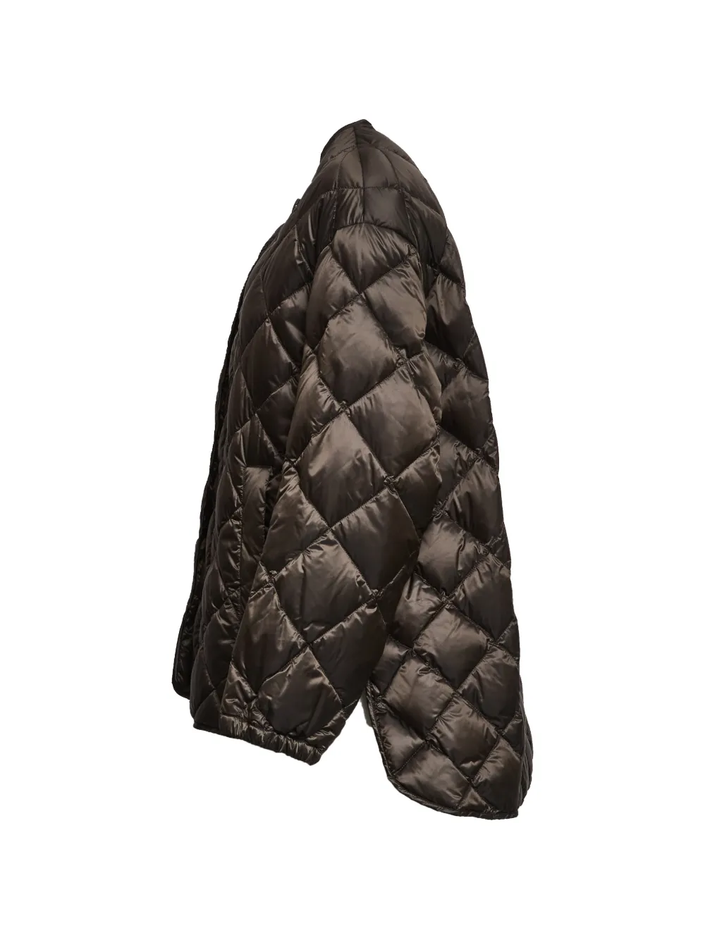  Max Mara Quilted Button Jacket - Brown 