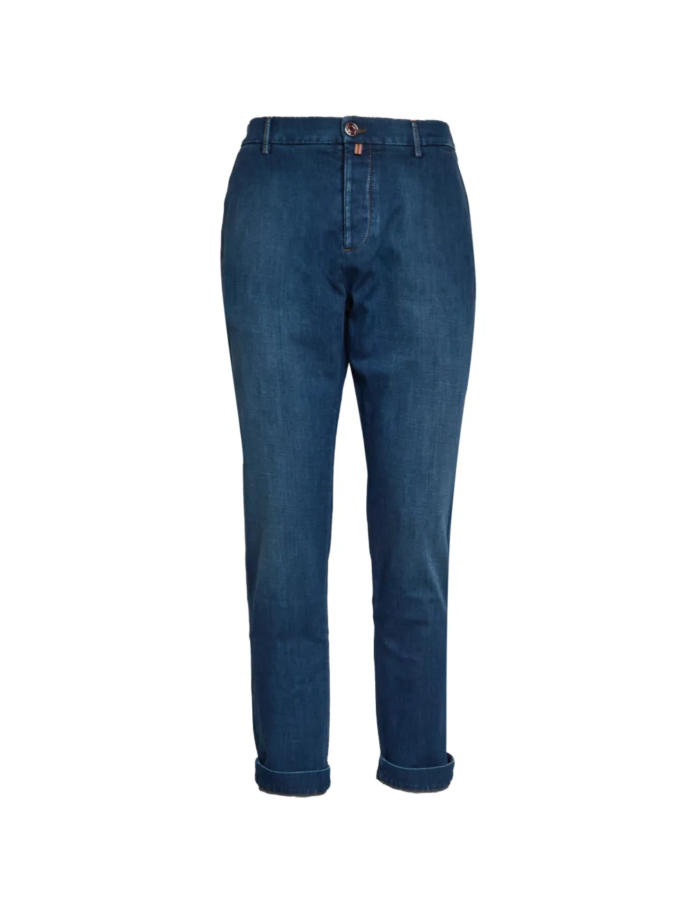 Jacob Cohën button closure denim jeans - Blu