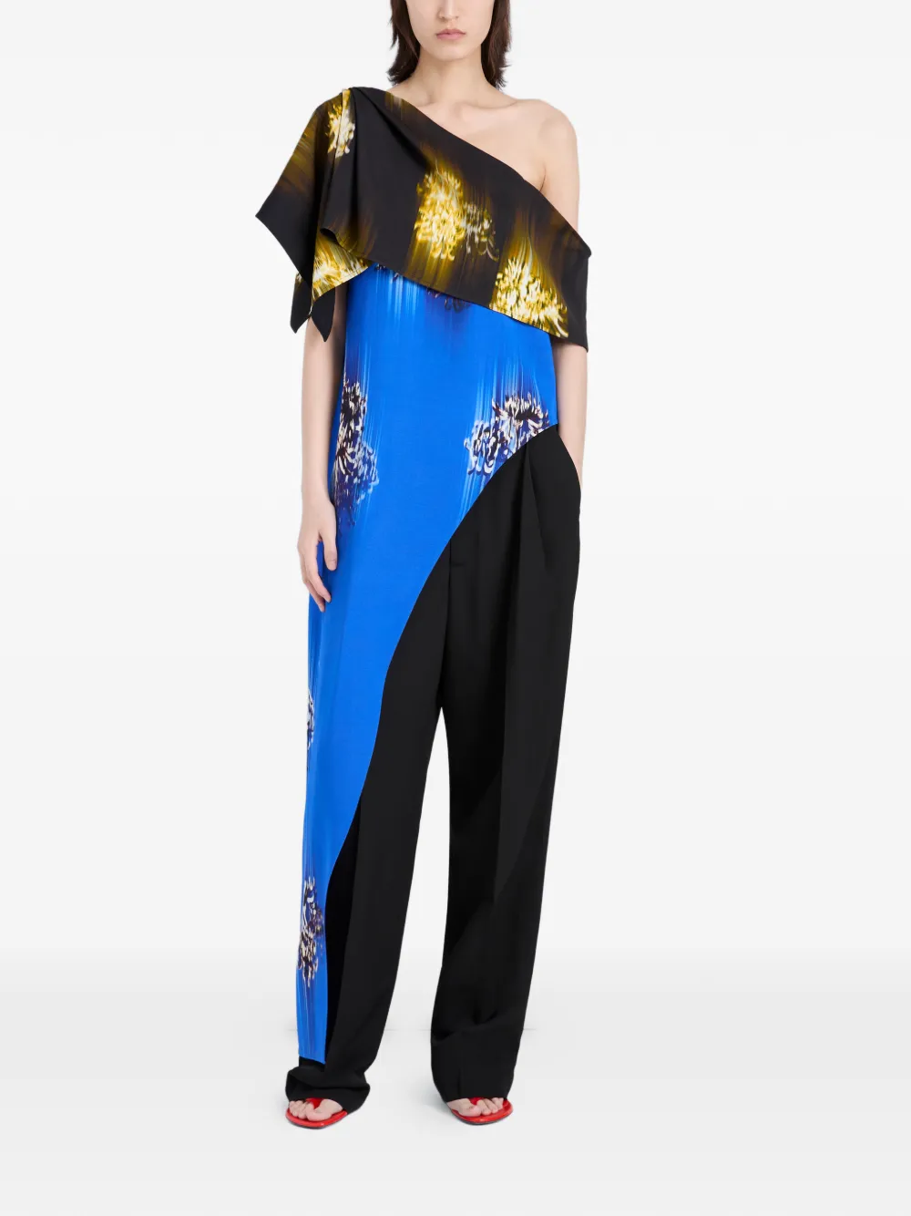  Proenza Schouler Haya Printed Top - Blue 
