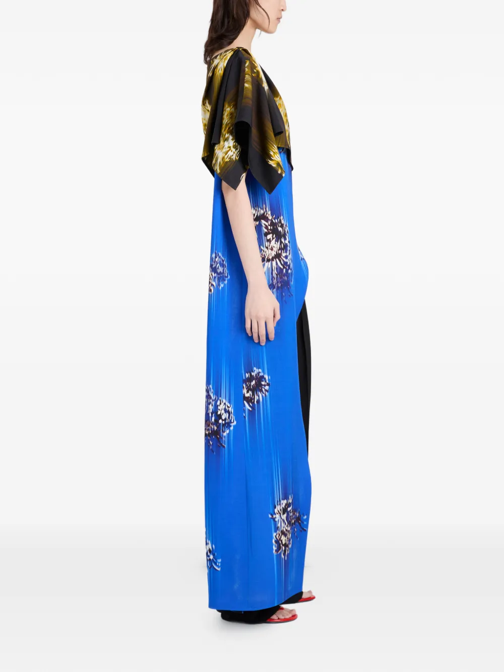 Proenza Schouler Haya top met print Blauw