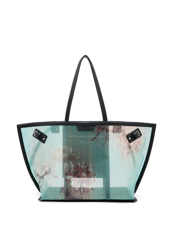 Proenza Schouler Days Carryall in Printed Mesh in Blue