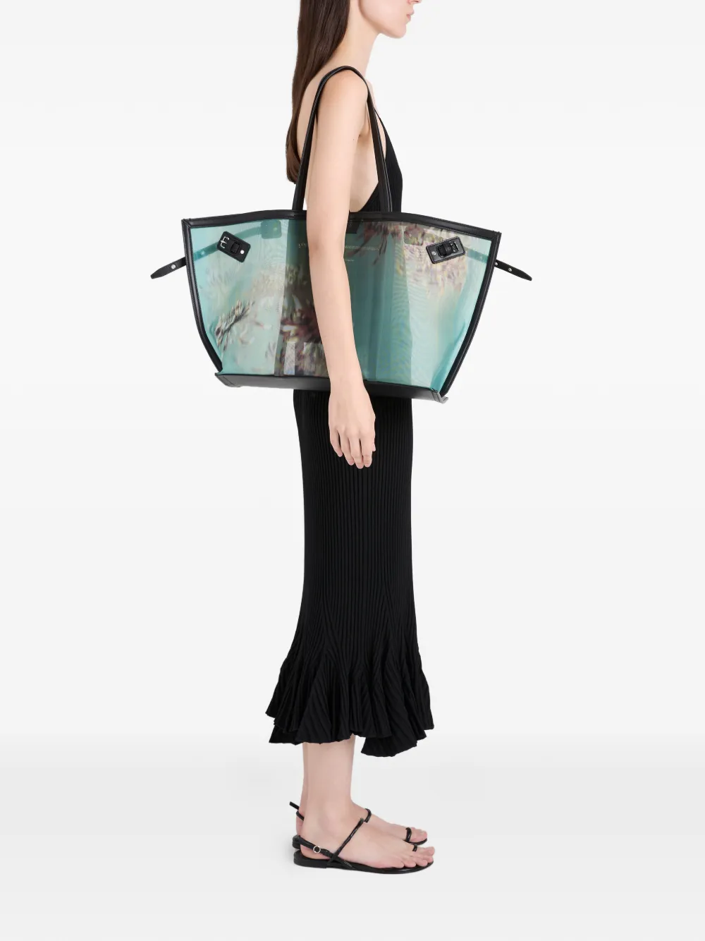 Proenza Schouler Days mesh shopper Blauw