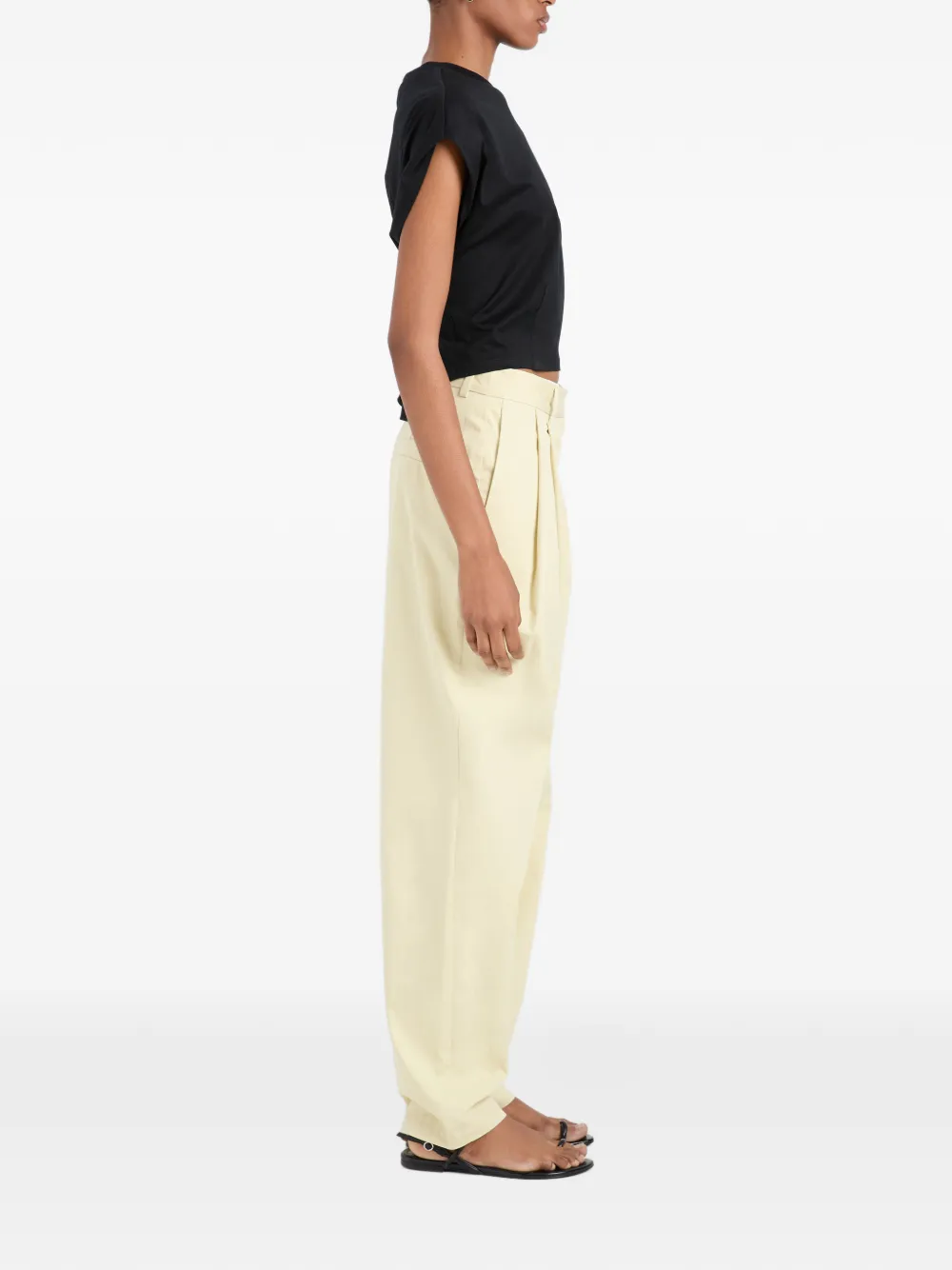 Proenza Schouler White Label Reeva T-shirt Zwart