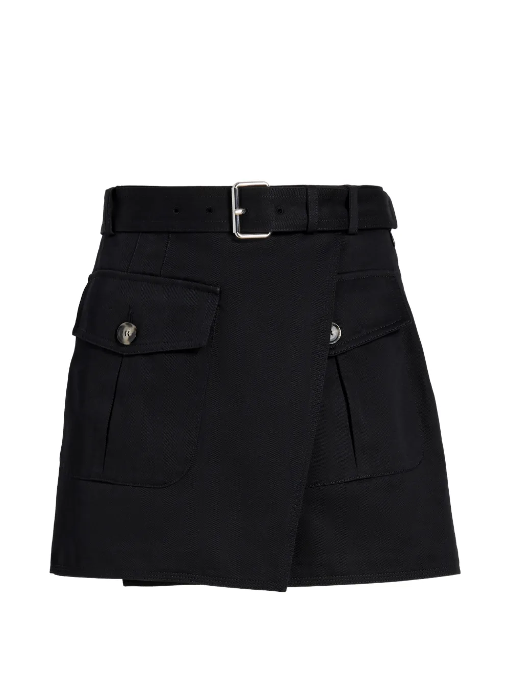 Proenza Schouler Bruni belted wrap skorts - Schwarz