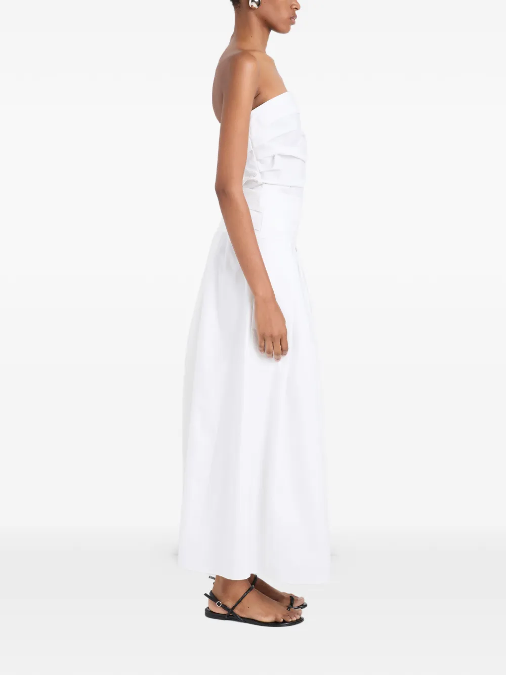 Proenza Schouler White Label Maisy strapless top Wit