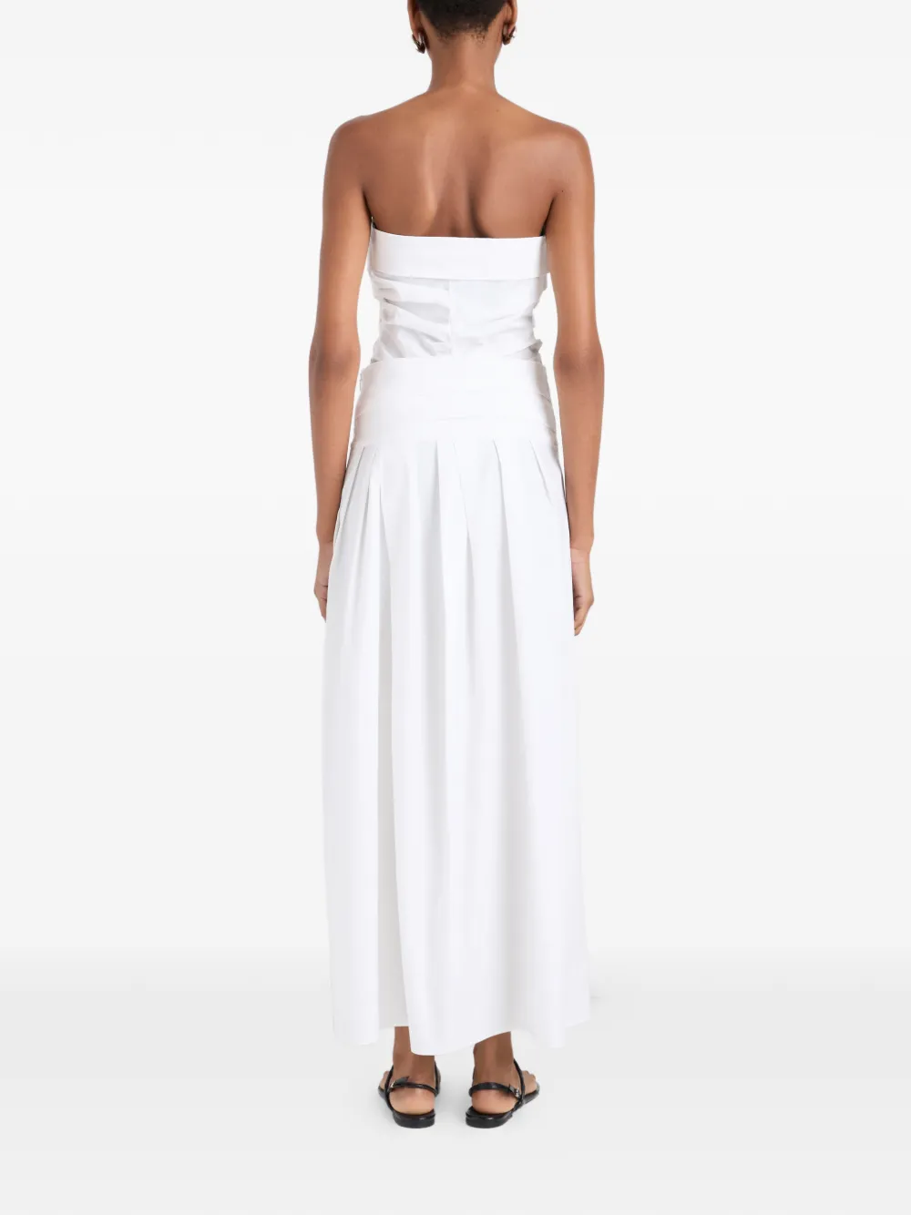 Proenza Schouler White Label Maisy strapless top Wit