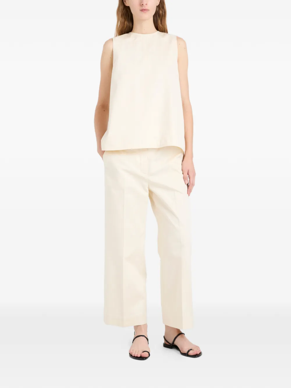 Proenza Schouler Nerina top met gespdetail Beige