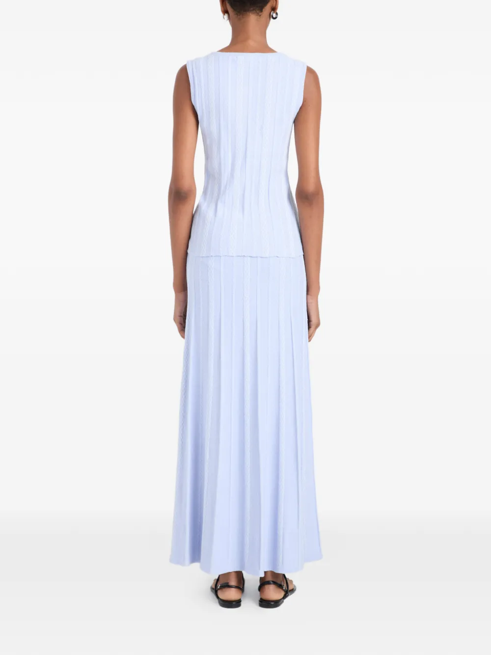 Proenza Schouler White Label Alyna gilet met textuur Blauw
