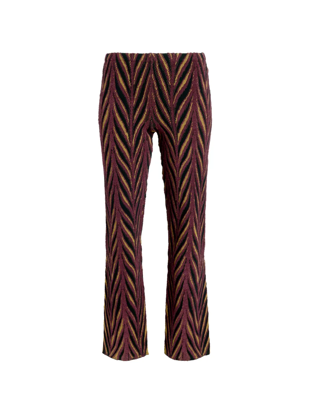 Proenza Schouler Amelia marble jacquard trousers - Rosso