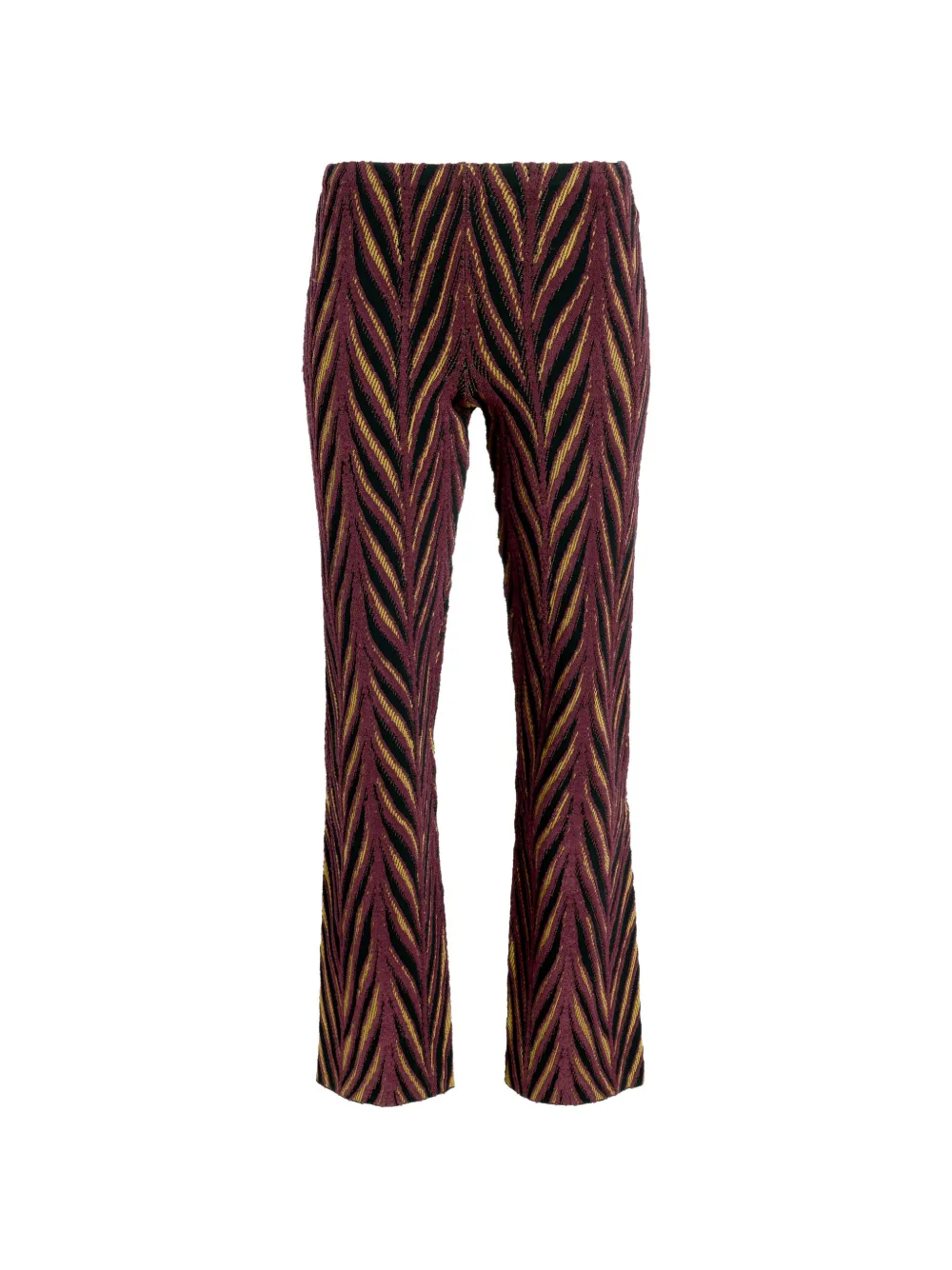 Proenza Schouler Amelia marble jacquard trousers - Rosso