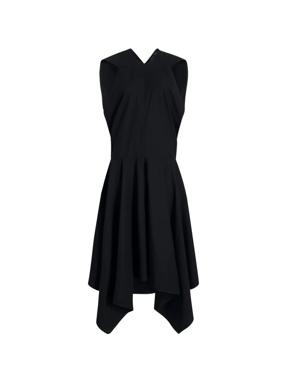 Proenza Schouler Sybella handkerchief-hem midi dress - Nero