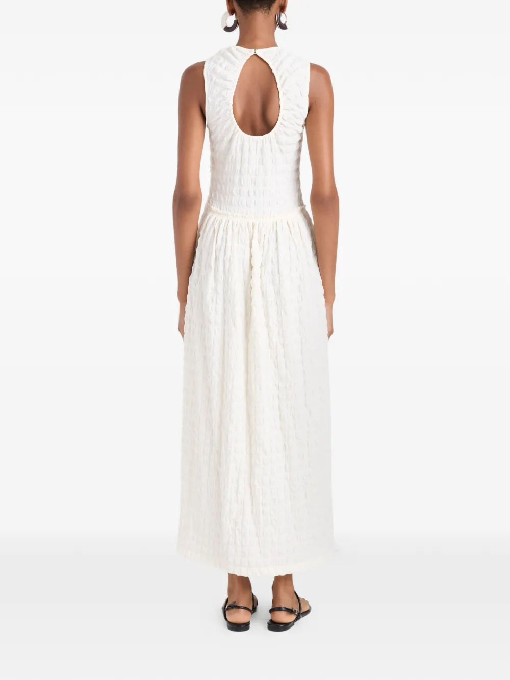 Proenza Schouler White Label Zoira jurk met textuur Beige