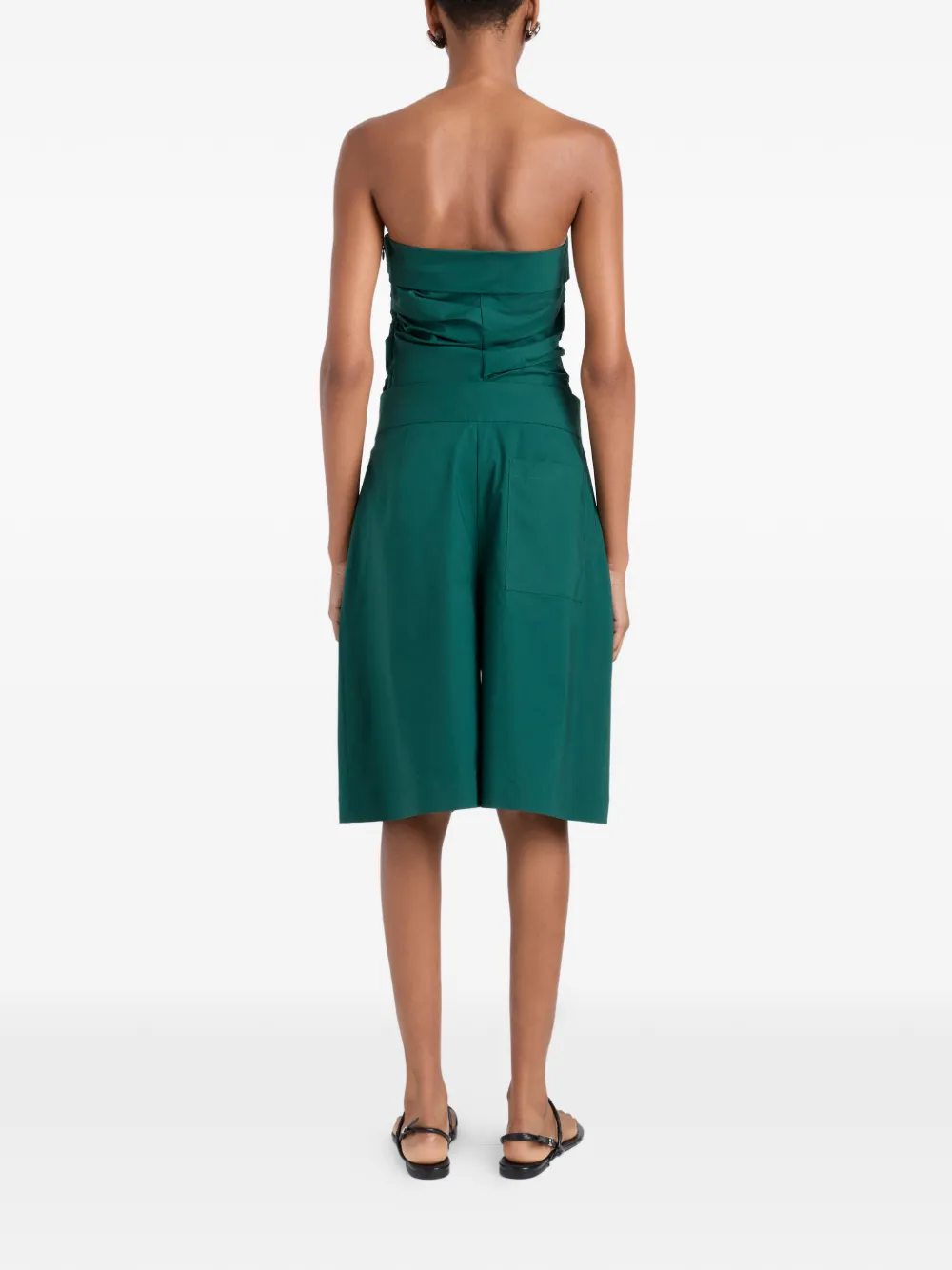 Proenza Schouler White Label Maisy strapless top Groen