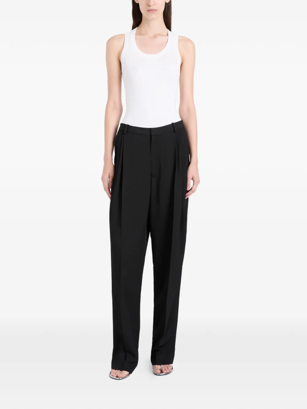 Proenza Schouler Roberts geribbelde tanktop Wit