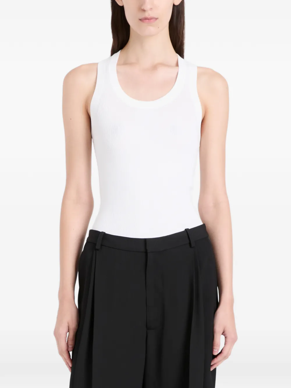 Proenza Schouler Roberts geribbelde tanktop Wit