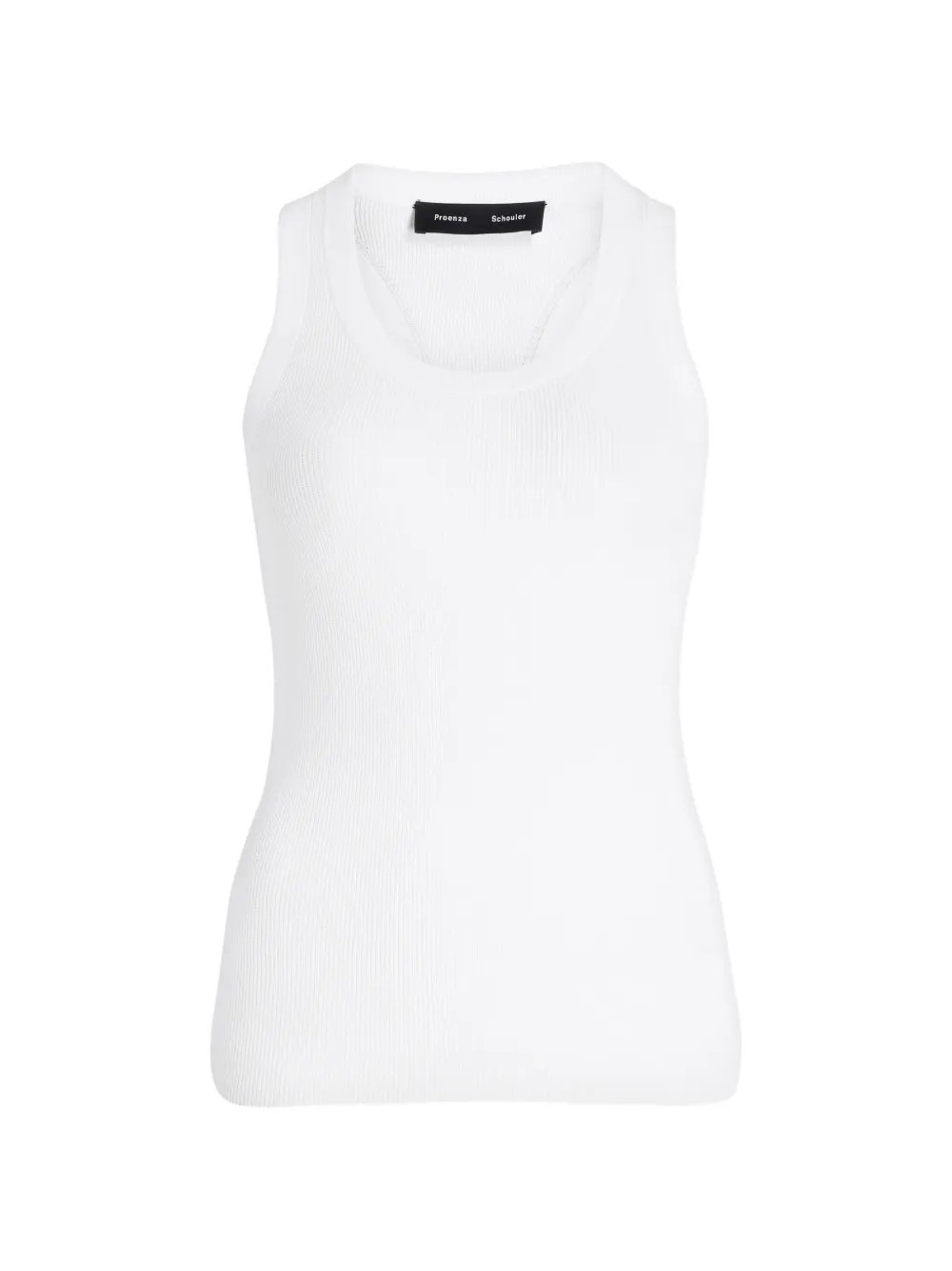 Proenza Schouler Roberts ribbed tank top - Bianco