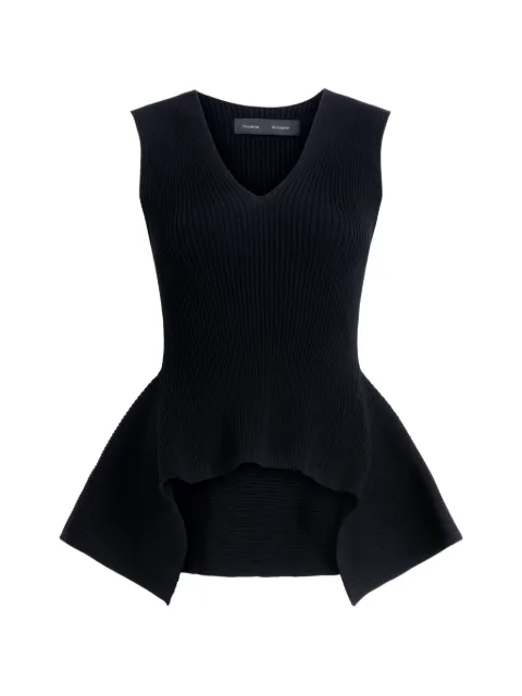Proenza Schouler Eugenie ribbed V-neck top
